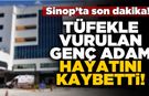 Tüfek patladı, genç adam öldü