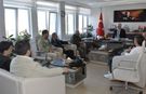 Basın mensuplarından İl Tarım ve Orman Müdürü Murat Genc’e ziyaret