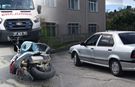 Sinop’ta motosiklet ile otomobil çarpıştı: 1 yaralı var!
