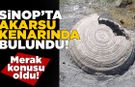 Sinop’ta bulunan küre şeklindeki oluşum merak konusu oldu