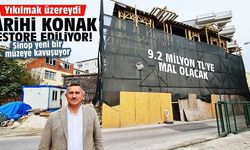 Tarihi Kuşüzümü Konağında restorasyon başladı