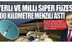 Siper füzesi 100 kilometre menzili aştı