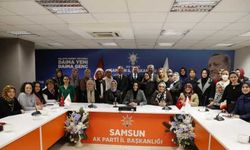 AK Parti Afyonkarahisar Milletvekili Eroğlu, Samsun'da partililerle bir araya geldi