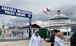 Amasra, 5 ayda kruvaziyerle 5 bin 183 Rus turist ağırladı