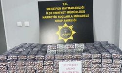 Amasya'da yolcu otobüsünde 111 bin 720 uyuşturucu hap ele geçirildi