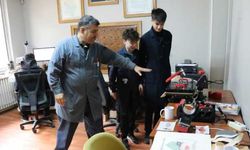 Hurda bilgisayar kasaları ve demir atıklar öğrencilerin elinde hayat buluyor