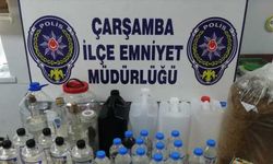 Samsun'da gümrük kaçağı sigara ve sahte alkol operasyonunda 4 şüpheli yakalandı