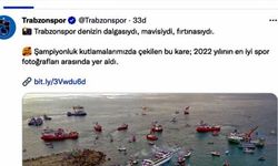 Trabzonspor, AA'nın "Yılın Fotoğrafları" oylamasındaki şampiyonluk kutlaması fotoğrafını paylaştı