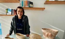 Alaçam Gençlik Merkezinde mısır yaprakları sanata dönüşüyor