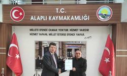 Alaplı'da örnek teşkil eden üreticilere teşekkür belgesi verildi