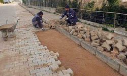 Bozulan yollar onarılıyor