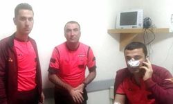 Çorum'da 1. Amatör Küme maçında saldırıya uğrayan hakemin burnu kırıldı
