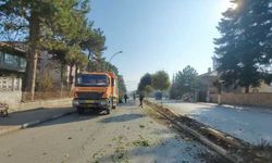 Karabük'te refüjdeki ağaçlara çarpan dolmuştaki yolcu yaralandı
