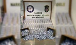 Samsun’da 139 bin 842 sentetik ecza hapı ele geçirildi