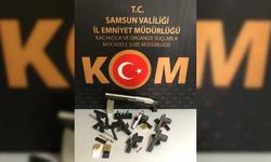 Samsun'da kaçak silah ticareti yaptıkları iddiasıyla 2 kişi yakalandı