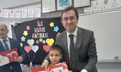 Terme'de öğrenciler karne alarak yarıyıl tatiline girdi