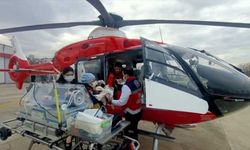 Trabzon'da geçen yıl ambulans helikopterle 298 hasta nakledildi