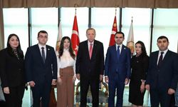 Cumhurbaşkanı Erdoğan Yeni Azerbaycan Partisi Gençler Birliği Başkanı’nı kabul etti