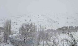 Kahramanmaraş’ta kar yağışıyla bazı bölgeler beyaza büründü