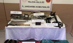 Yalova’da kaçak kazı yapan 6 şüpheli yakalandı