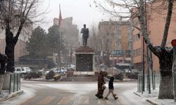 Çankırı, Tokat ve Kastamonu'da kar etkili oluyor