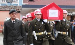 Kalbine yenik düşen şehit astsubay, Amasya'da son yolculuğuna uğurlandı