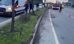 Zonguldak'ta refüje çarpan motosikletin sürücüsü öldü
