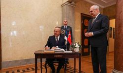 Estonya Cumhurbaşkanı Karis, Bakan Çavuşoğlu’nu kabul etti
