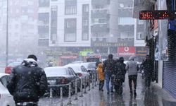 Konya’da kar yağışı yeniden başladı