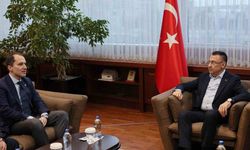 Yeniden Refah Partisi Genel Başkanı Erbakan, Cumhurbaşkanı Yardımcısı Oktay ile görüştü