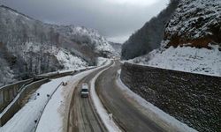 Zonguldak’ta kar yağışı etkili oldu