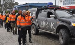 ARTVİN - Hopa Arama Kurtarma ekibi deprem bölgesinden Artvin'e döndü