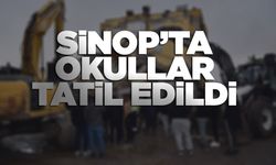 Sinop'ta okullar deprem nedeniyle tatil edildi