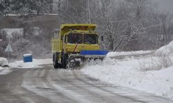 Sinop’ta 199 köy yolu kar nedeniyle kapalı