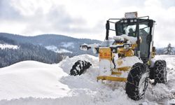 Sinop’ta kar 170 köyü ulaşıma kapattı