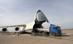 ADANA - İnsani yardım malzemelerini taşıyan kargo uçağı İncirlik Hava Üssü'ne ulaştı