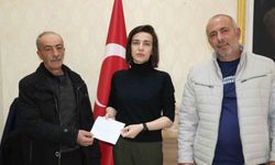 Taht köyünden deprem bölgesine nakdi yardım