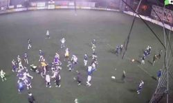 Üsküdar’da futbolcuların birbirine girdiği kavganın yeni görüntüleri ortaya çıktı