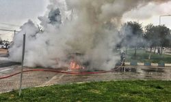 ANTALYA - Babasının otomobilini yaktığı iddia edilen kişi gözaltına alındı