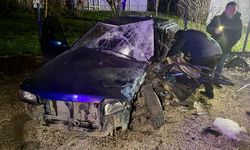 DÜZCE - İki otomobilin çarpıştığı kazada 4 kişi yaralandı