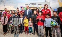 HATAY - KKTC Cumhurbaşkanı Tatar,  askerleri ve çadır kenti ziyaret etti