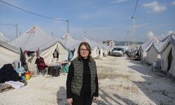 HATAY  - Türk Hukukçu Kadınlar Derneği Başkanı Süreyya Turan, depremzede kadınları ziyaret etti