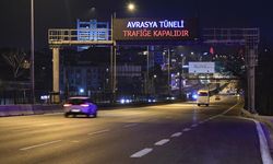 İSTANBUL - Avrasya Tüneli bakım çalışması nedeniyle trafiğe kapatıldı