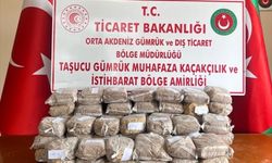 MERSİN - Baharat paketlerine gizlenmiş 35 kilogram esrar ele geçirildi