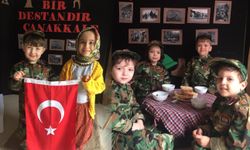 Miniklerden 18 Mart Çanakkale Zaferi etkinliği