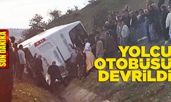 Sinop-Boyabat yolunda yolcu otobüsü kaza yaptı