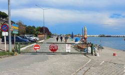 Gerze liman içi bölgesi, 12 ay boyunca araç trafiğine kapatıldı