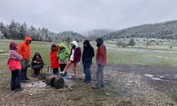 Kastamonu'nun yüksek kesimleri beyaza büründü