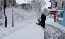 Van Büyükşehir Belediyesi’nden nisan ayında karla mücadele çalışması