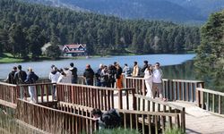 BOLU - Gölcük Tabiat Parkı'nda bayram tatili yoğunluğu